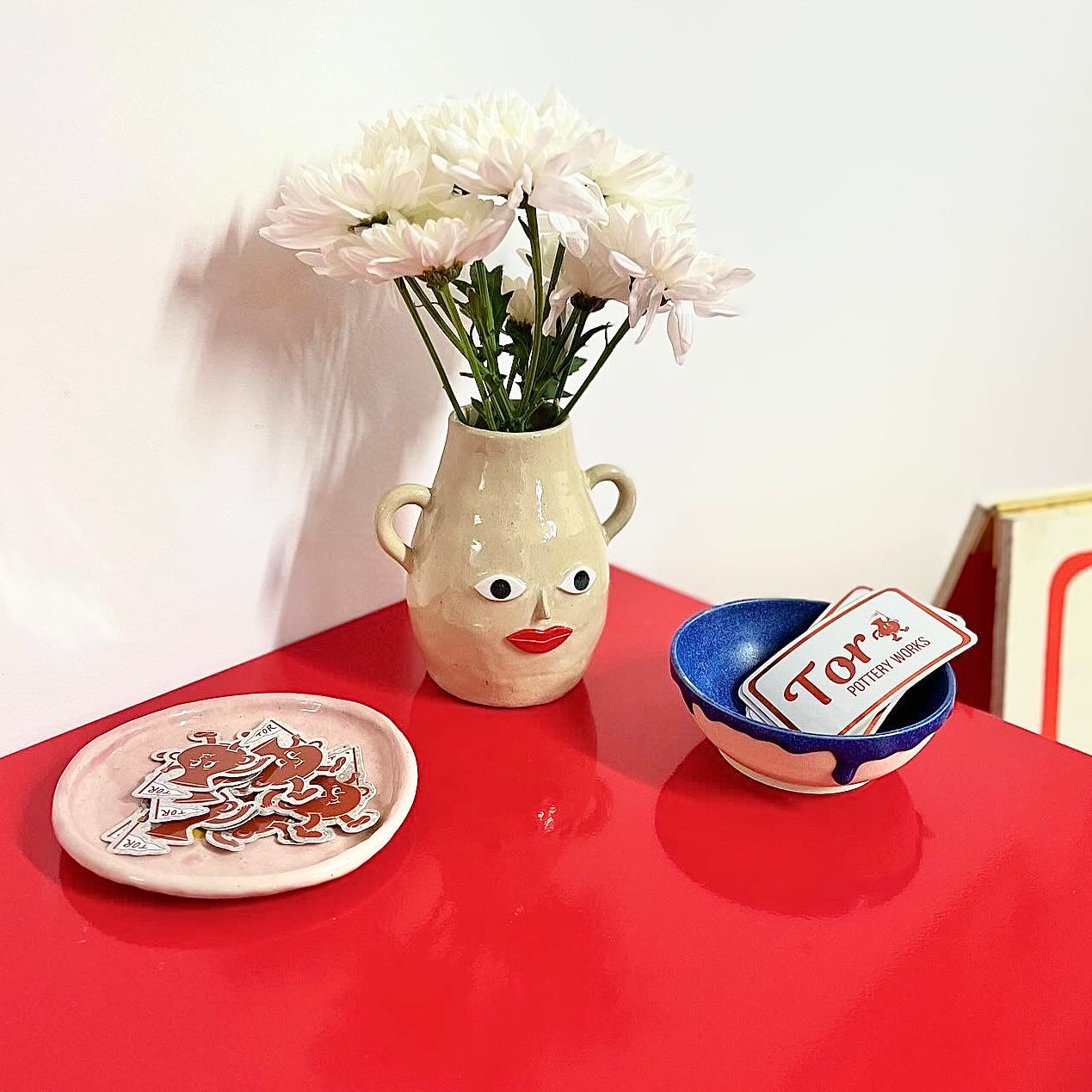 Tor Pottery Works Logo Sticker