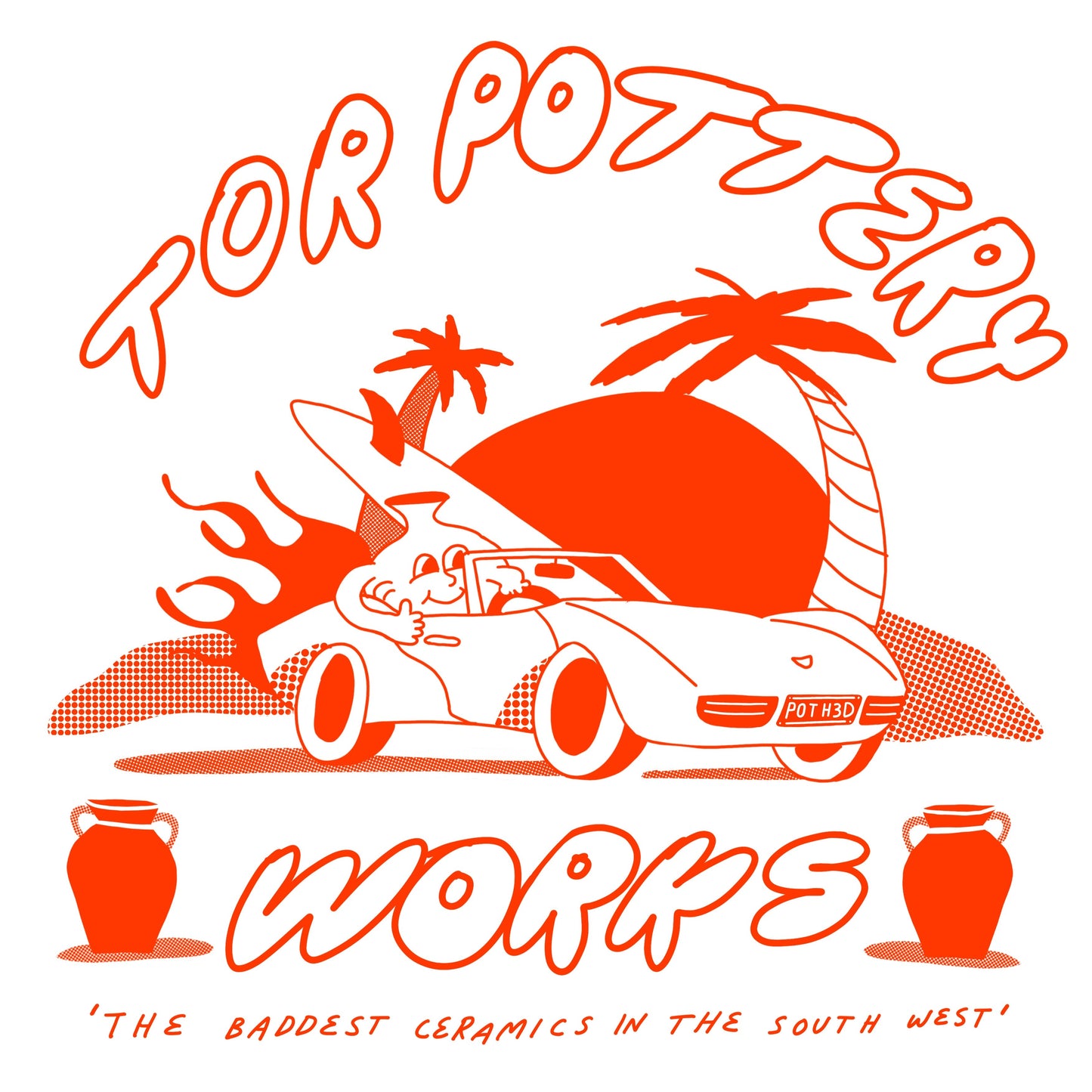 Tor Pottery Works T-Shirt SIZE XL